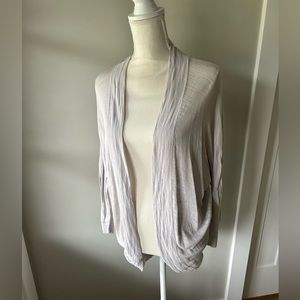 Light gray Banana Republic lightweight cocoon sweater-size XS